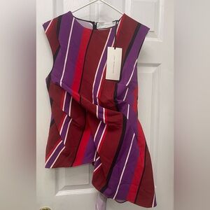 Zara Multicolor Striped Blouse